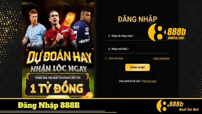 Điều kiện để đăng nhập vào 888b