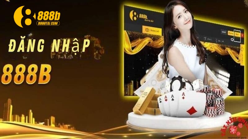 Đăng nhập vào 888b trên trang web