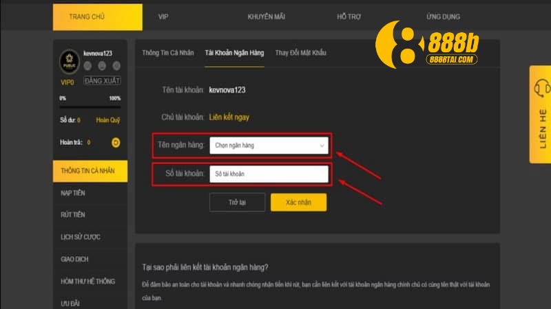 Rút tiền nhưng bị hệ thống xác minh lại